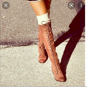 Jeffrey Campbell x Free People Joe lace up boots